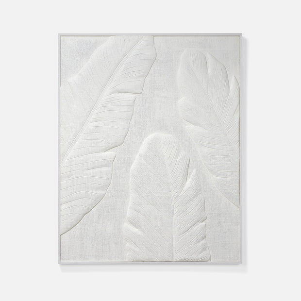 Arber II Wall Art Banana White Jute Plaster