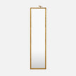 Joelle One Bird Mirror Polished Brass Metal