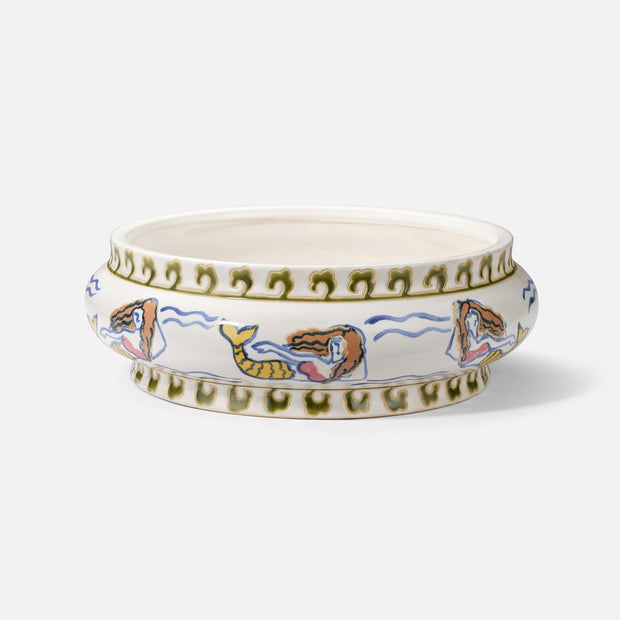 Nerina Bowl Gold Mermaid Ceramic
