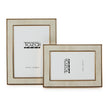 Cream Shagreen Photo Frame