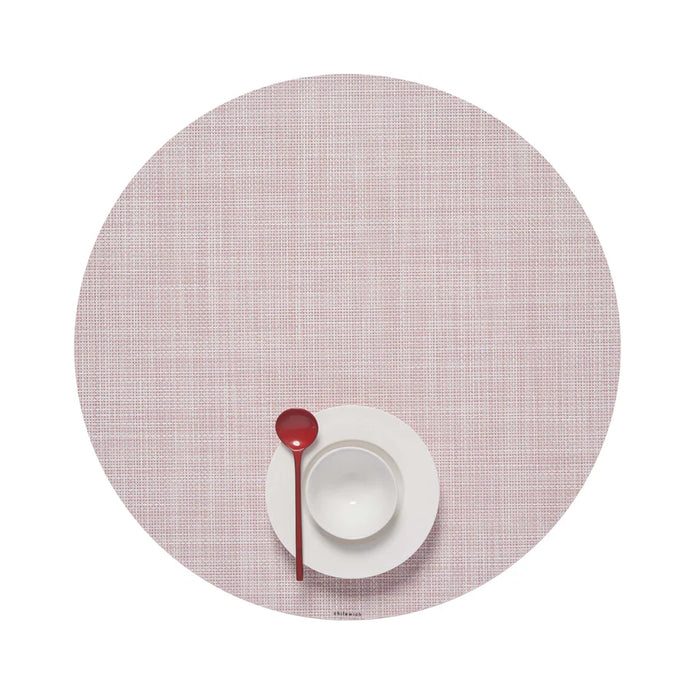 Mini Basketweave Placemat - Blush