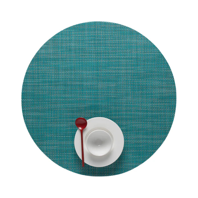 Mini Basketweave Placemats - Turquoise