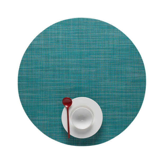 Mini Basketweave Placemats - Turquoise
