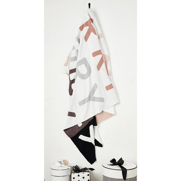 Holiday Luxe Throw – Merry