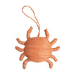 Coastal Ornament - Peach Crab