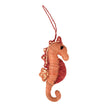 Coastal Ornament - Peach Seahorse