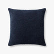 Navy Ruffled Pillow