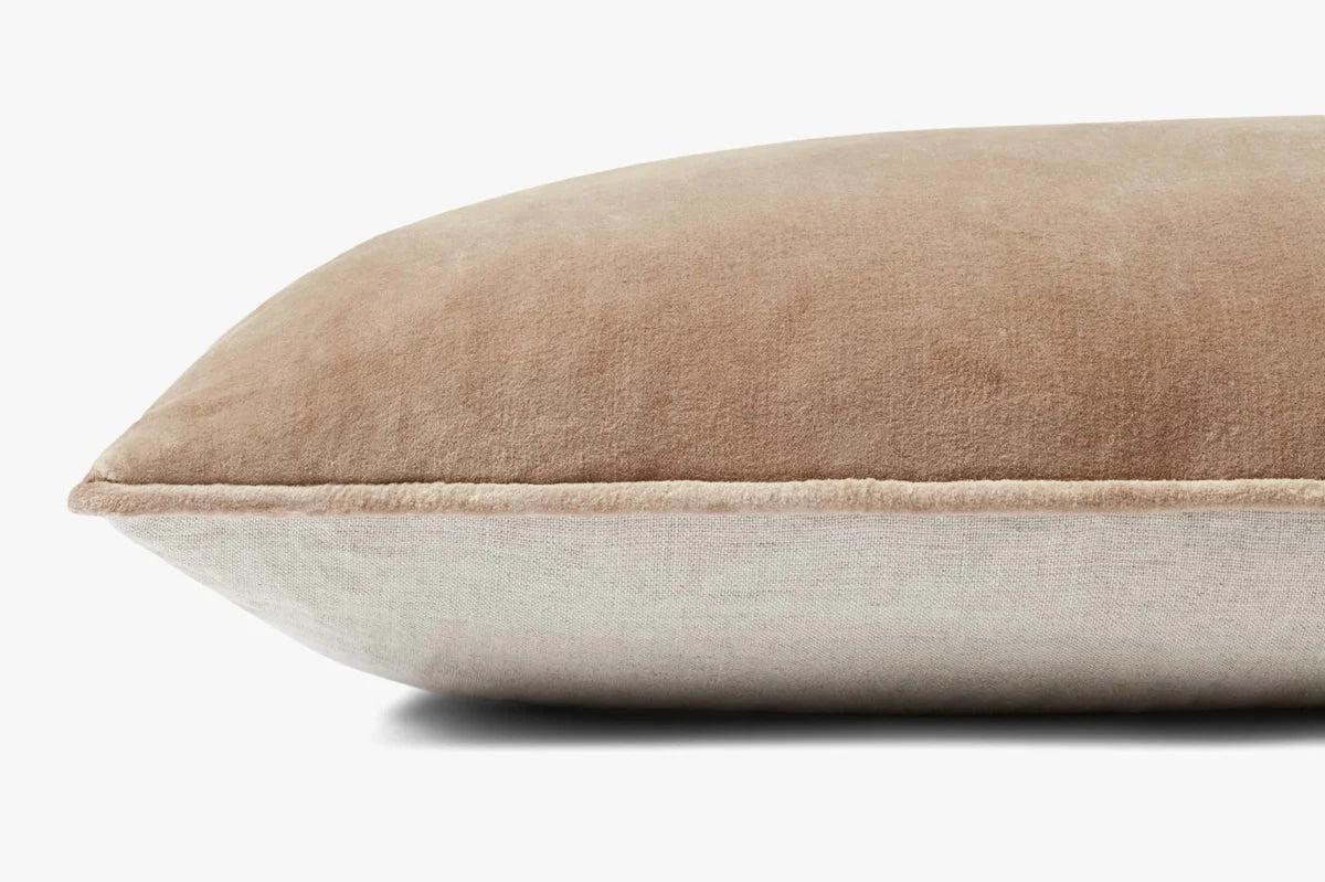 Lydia Taupe/ Natural Pillow