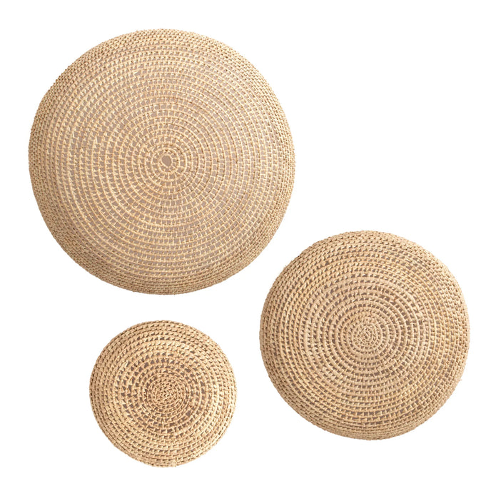 Neutral Wall Art - Palm Button Bowls