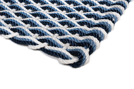 X-Large Pearl, Glacier Bay, Navy Doormat
