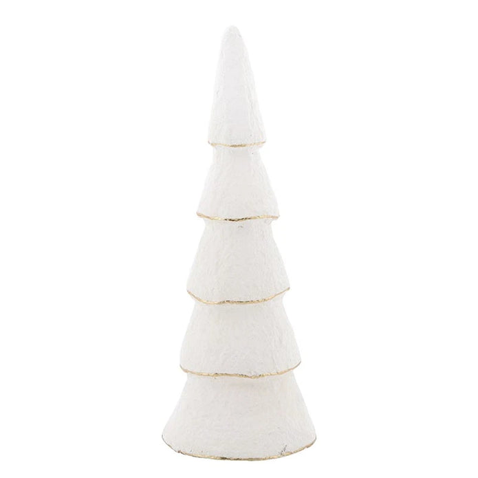 Paper-Mache Trees - Ivory