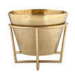 Gold Aluminum Champagne + Wine Bucket