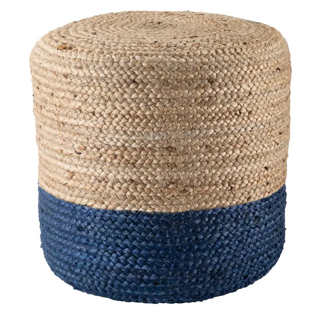 Saba Pouf Navy Peony