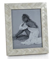 White Bone Braided Frame - 5x7