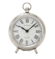 Stainless Steel Clock With Ring
