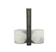 Marble Geometric Block BookEnds