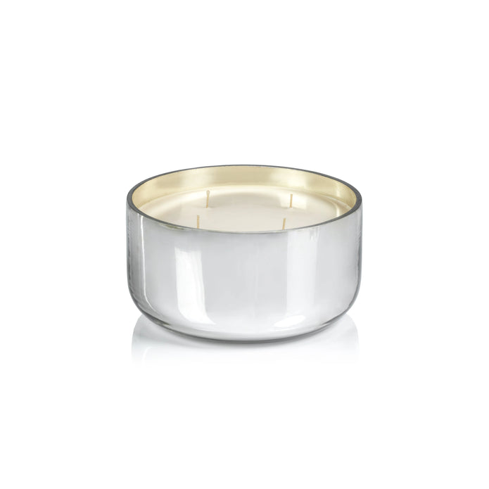 Siberian Fir 2-Wick Candle Jar – Silver