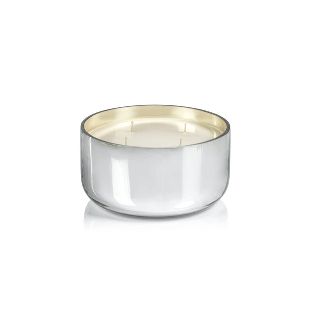 Siberian Fir 2-Wick Candle Jar – Silver