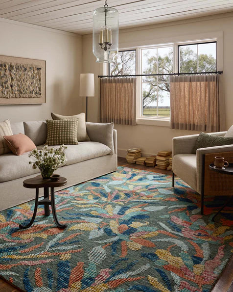 TIL-05 Green/Multi Rug