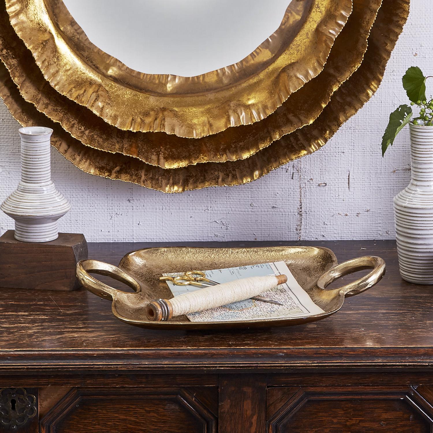 Metropolitan Decorative Gold Tray