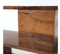 Ginger Console Table Natural Walnut