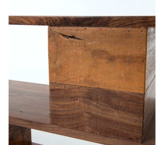 Ginger Console Table Natural Walnut