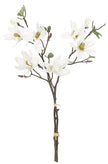 Real Touch Magnolia, White, Bouquet Faux Drop In Bouquet