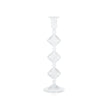 Clear Candeliere Glass Taper Holder