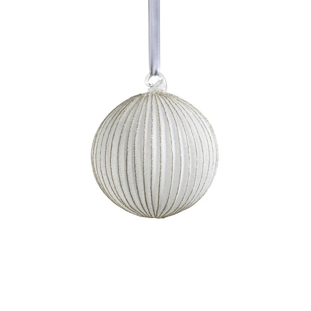 Shimmering Charm Glass Ornament