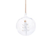 Clear Glass Ball Ornament with Tree Inside