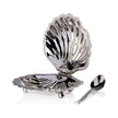 Cap Ferrat Fan Shell Lidded Bowl with Spoon
