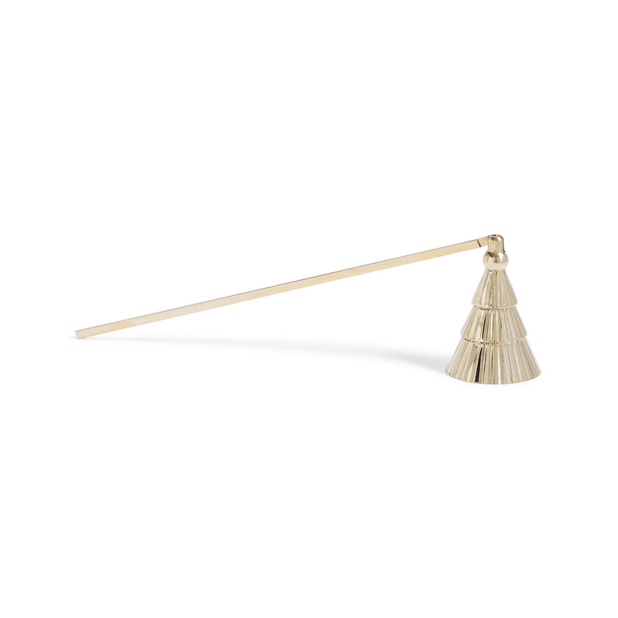 Gold Rippled Tree Candle Snuffer