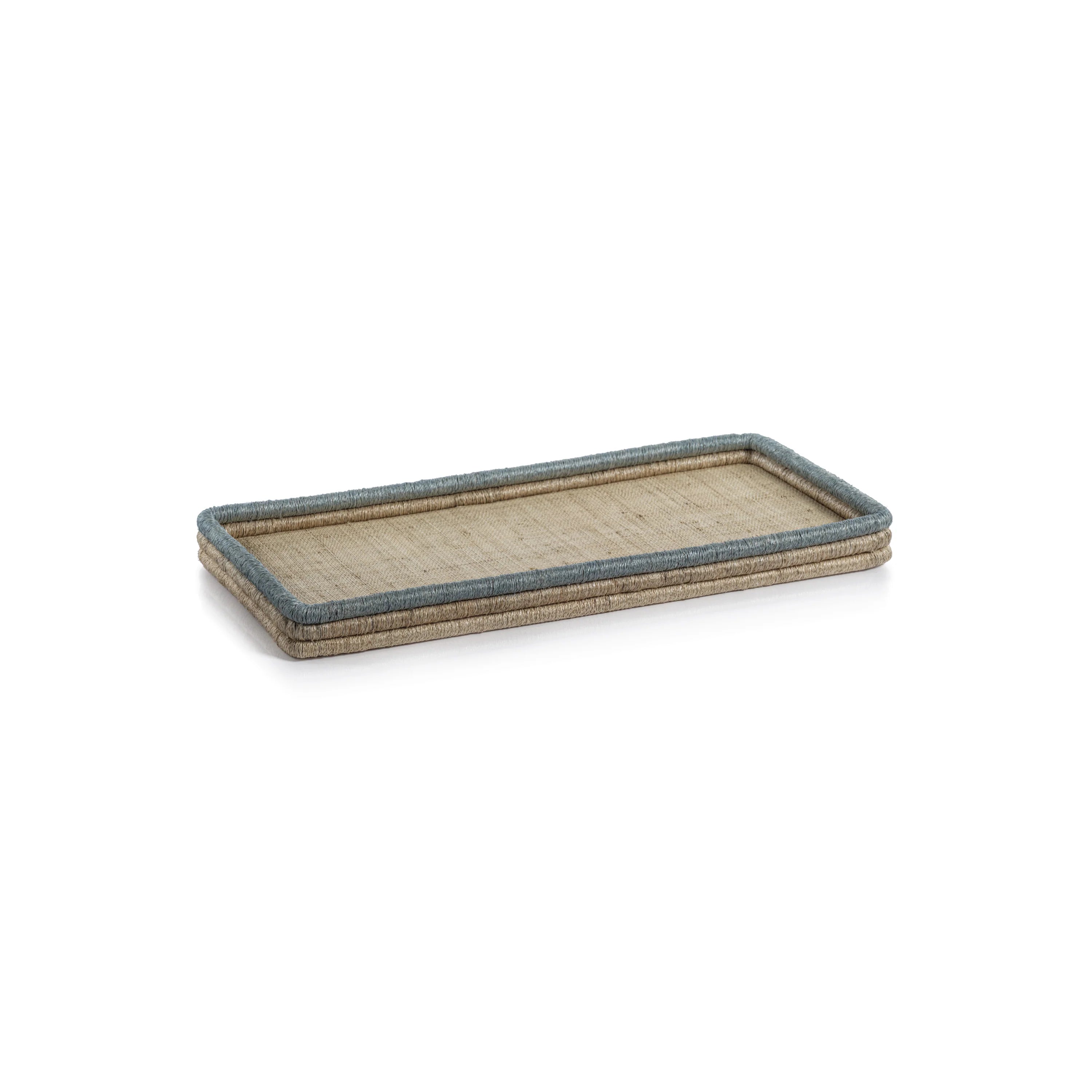 Azure Coast Woven Rattan Rectangular Tray
