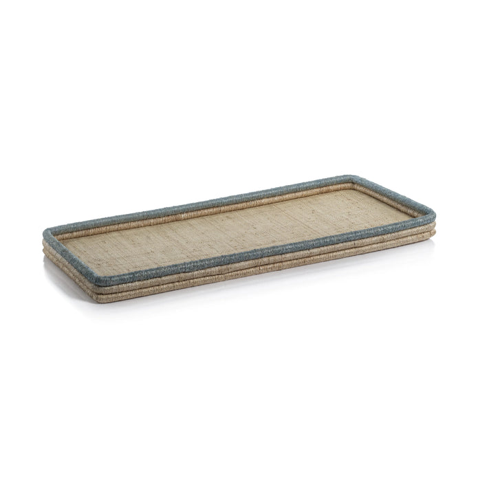Azure Coast Woven Rattan Rectangular Tray