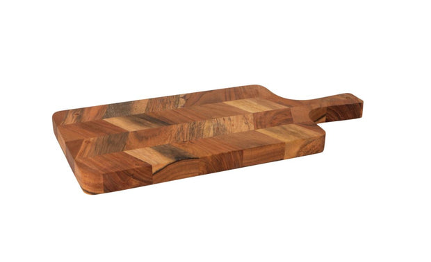 Acacia Chevron Serving Board 17"