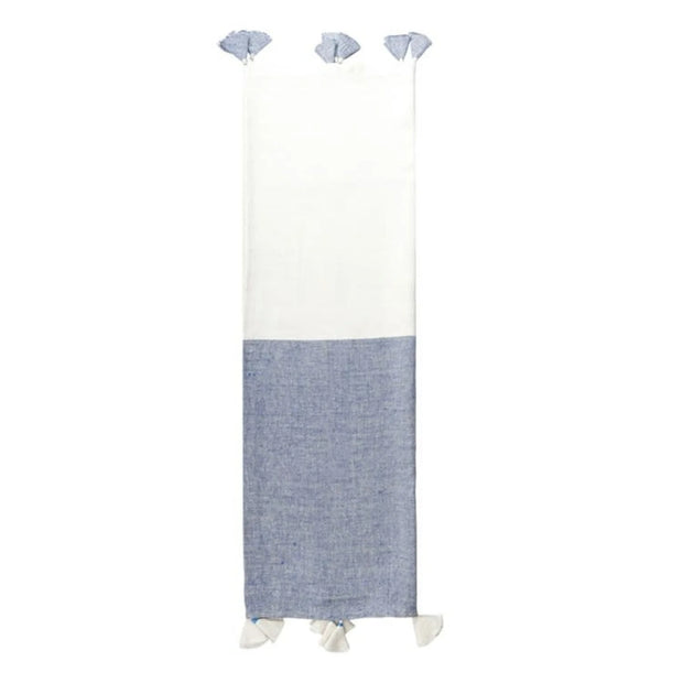 Blue Blanket w/Tassels