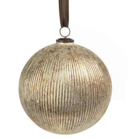 Antique Ball Ornament 9.5