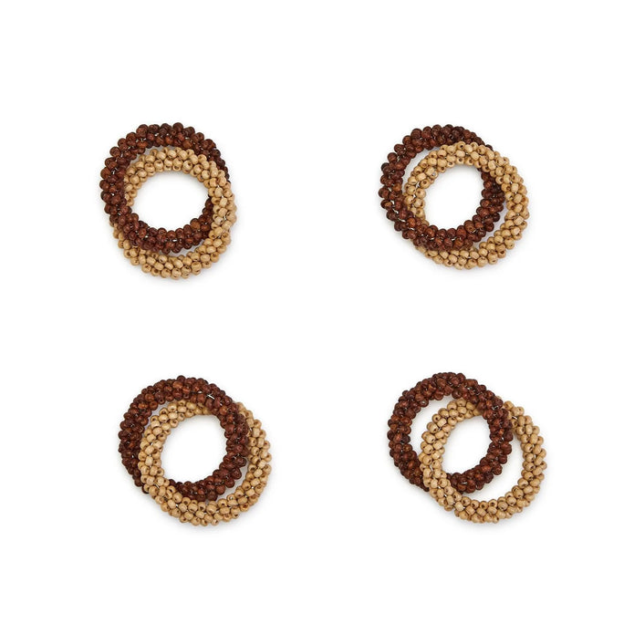 Bead Napkin Rings S/4