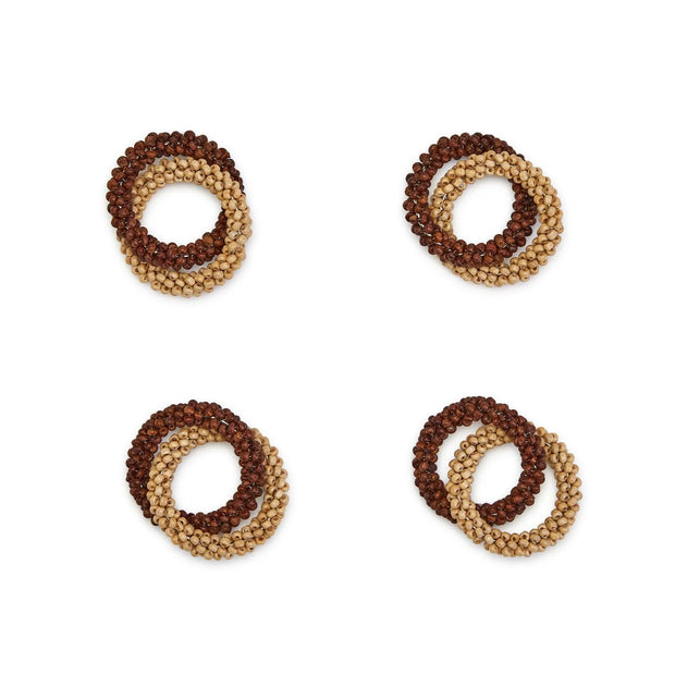Bead Napkin Rings S/4