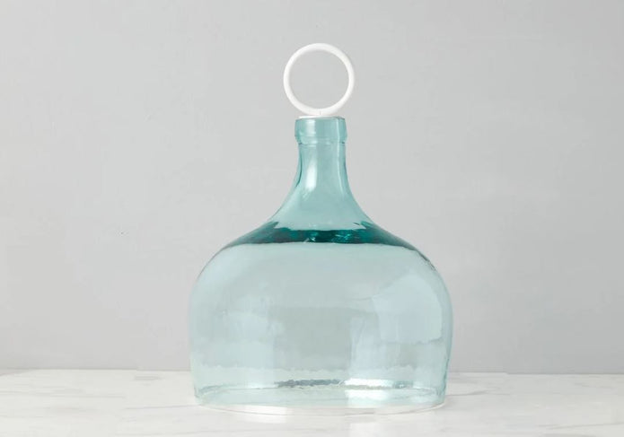 Bianca Recycled Glass Cloche