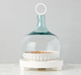 Bianca Recycled Glass Cloche