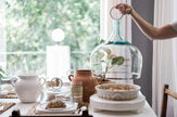Bianca Recycled Glass Cloche