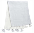 Colorblocked Blanket w/ Tassels