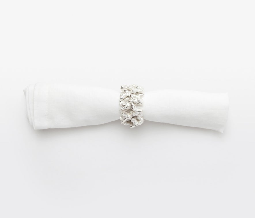 Sasha Silver Napkin Ring (Set of 4)