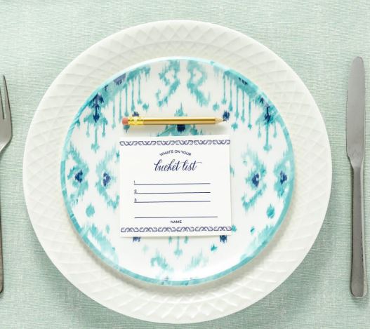 Bucket List Place Card