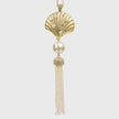 Seashell and Pearl Tassel Ornament
