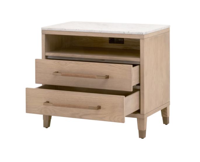 Cambria 2-Drawer Nightstand