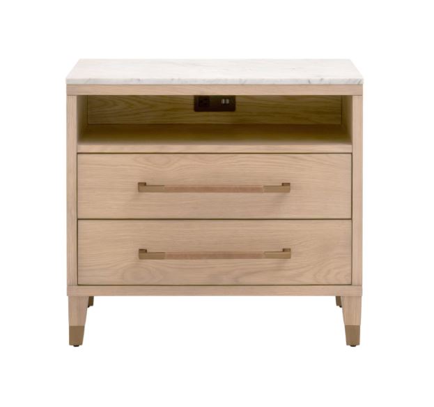Cambria 2-Drawer Nightstand