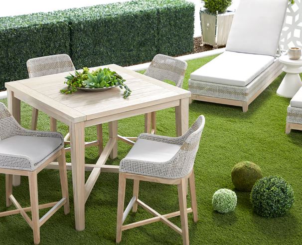 Carmel Outdoor 42" Square Counter Table