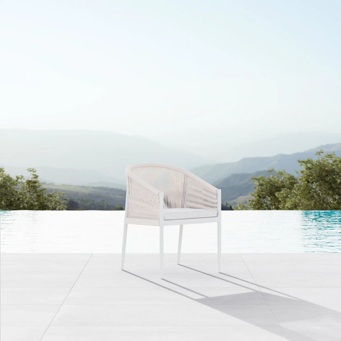 Catalina Dining Chair - Sand + Cloud Cushion